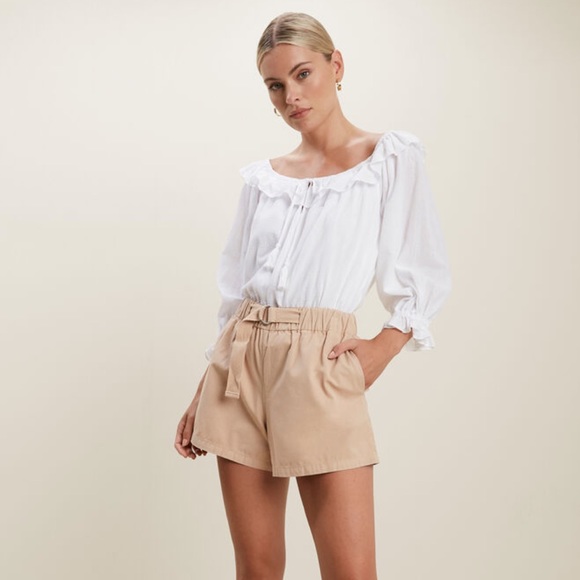 Seed Heritage NEW 12 Beige Belted Shorts - Picture 2 of 8